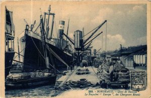 CPA AK Bordeaux - Quai de Bacalan Le Paquebot Europe SHIPS (763082)