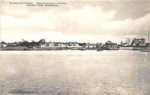 Pocasset MA Barlowtown From THe Harbor Albertype Postcard