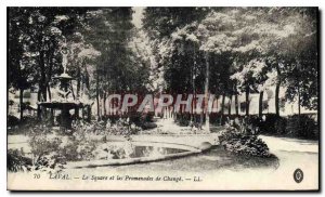Postcard Old Square Laval and Promenades de Change