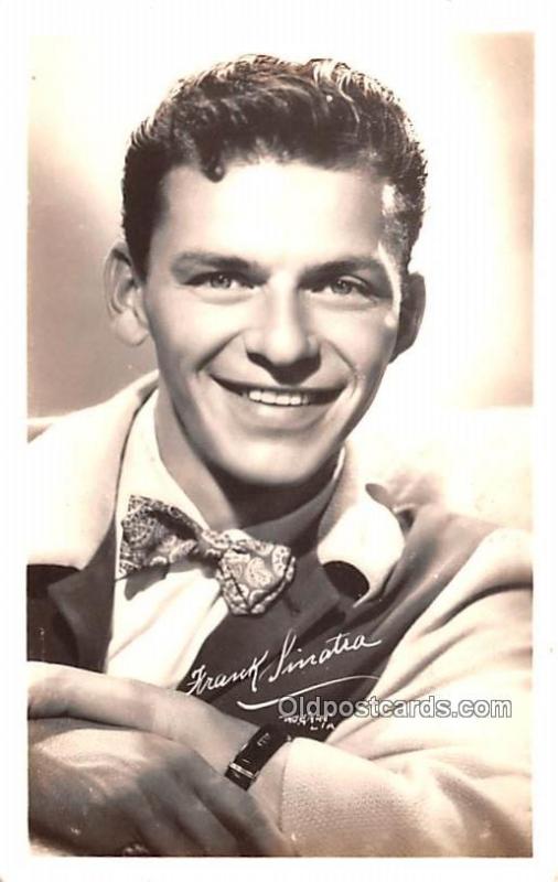 Frank Sinatra Movie Star Actor Actress Film Star Unused 