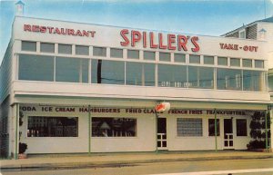 York Beach Maine Spiller's Restaurant Vintage Postcard AA36966