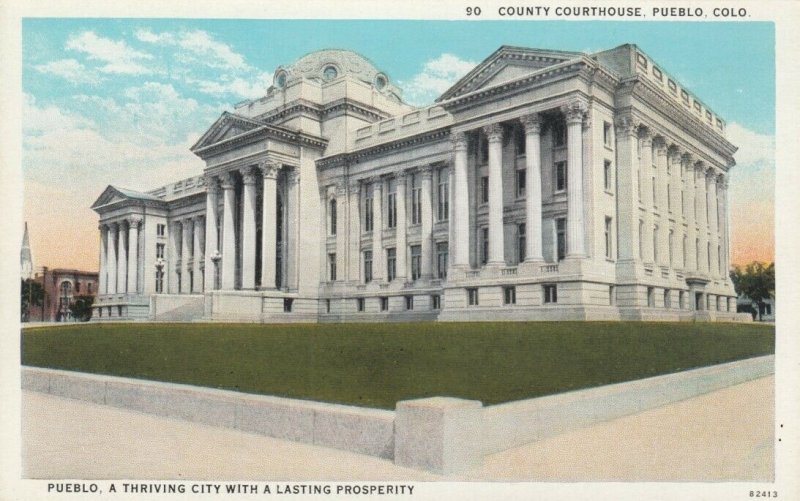 PUEBLO  Colorado 1910-20s  County Courthouse