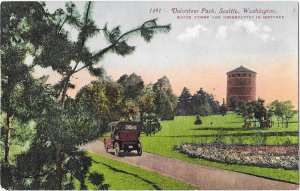 Volunteer Park Model T & Water Tower Seattle Washington