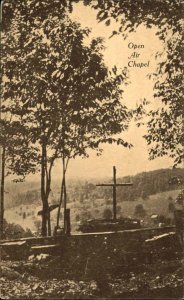 Carmel New York NY Open Air Chapel c1910 Vintage Postcard