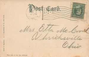 City Building, Kokomo, Indiana, Early Postcard, Used in 1909