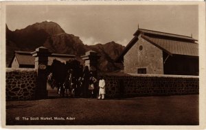 PC ADEN MAALA THE SCOTT MARKET REAL PHOTO YEMEN (a31450)