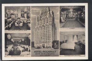 America Postcard - Hotel Piccadilly, 227 West 45th Street, New York   RS16032
