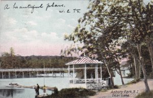  ASBURY PARK , New Jersey , 1907 ; Deal Lake, Gazebo
