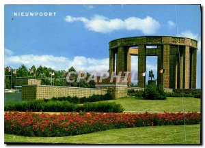 Modern Postcard Nieuwpoort Koning Albert gedenkteken