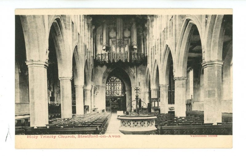 UK - England, Stratford-on-Avon. Holy Trinity Church Interior