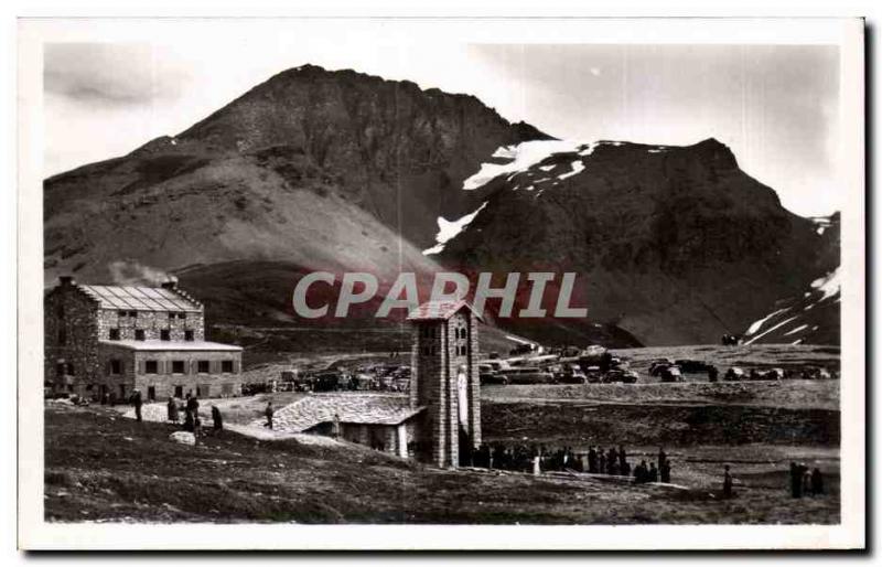 Old Postcard The Tarentaise Val d'Isere Col de Iseran The Chalel Hotel and Ch...