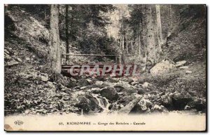 Old Postcard Kichompré Roitelets Gorge Waterfall