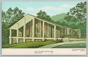 Ridgecrest North Carolina~BW Spilman Auditorium~Great Divide~c1960 Postcard