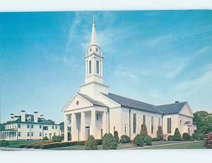 Unused Pre-1980 CHURCH SCENE Fall River Massachusetts MA A6173