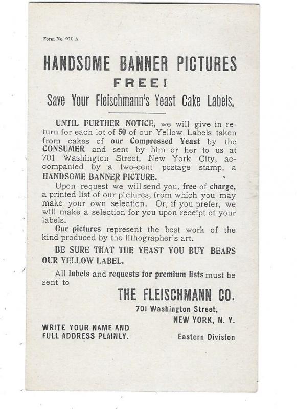 Fleischmann Yeast Company Save Yeast Wrappers for Handsone Banner Pictures