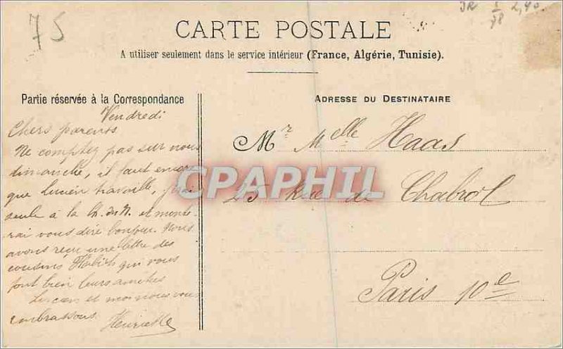 Postcard Old Paris Jardin des Plantes Statue Chevreul