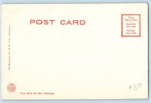 Pittsburg Pennsylvania Postcard Home Peoples Savings Bank c1905 Vintage Antique