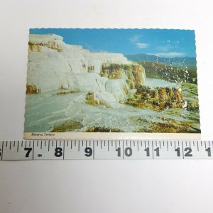 Minerva Terrace Yellowstone National Park Vintage Postcard