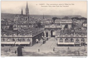 Panoramic View, Taken From The Townhall, NANCY (Meurthe-et-Moselles), France,...