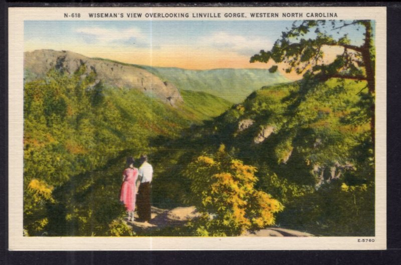 Wiseman's View Overlooking Linville Gorge,Western NC