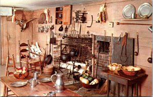 Vermont Shelburne Museum The Dutton House Kitchen