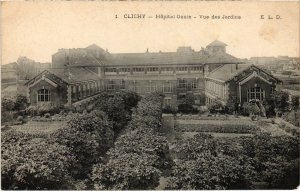 CPA Clichy Hopital Gouin vue des Jardins (1314192)