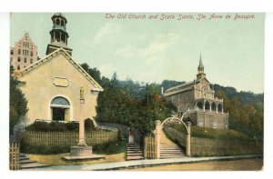 Canada - QC, Quebec City. Ste Anne de Beaupre. The Old Church & Scala Santa