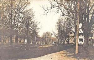 Southbridge Center MA Dirt Street View in 1910 RPPC Postcard