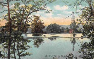 Oil Pond Tulsa Oil Field Oklahoma 1910 postcard