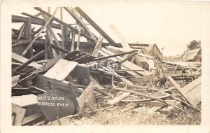 C72/ Janesville? Rock Co Wisconsin Wi Postcard RPPC Storm Disaster Klitzman's 5