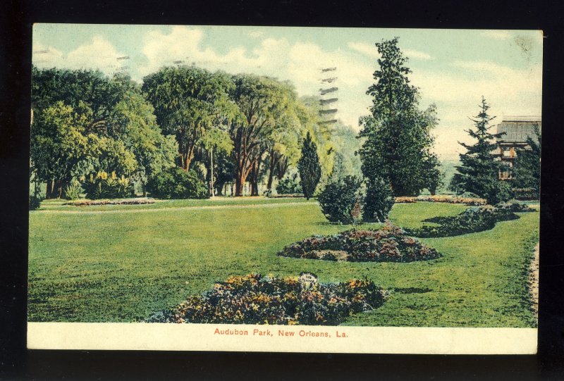 New Orleans, Louisiana/LA Postcard, Audubon Park*, 1908!