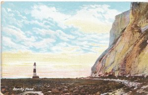 Sussex Postcard - Beachy Head - Showing Lighthouse     BR650