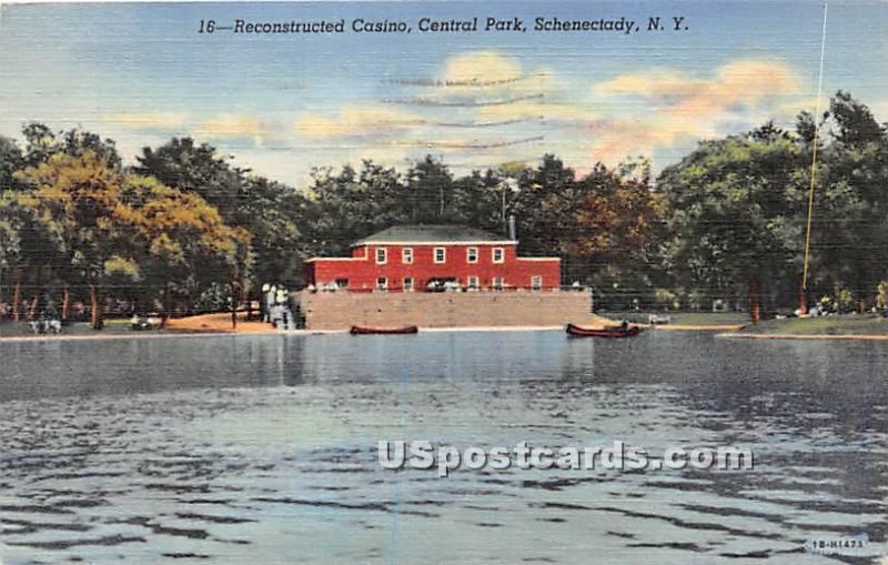 Reconstructed Casino, Central Park - Schenectady, New York