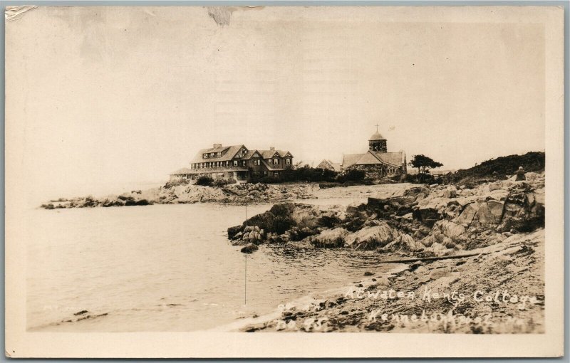 KENNEBUNKPORT ME ATWATER KENT COTTAGE ANTIQUE REAL PHOTO POSTCARD RPPC