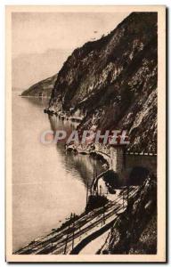 Postcard Old Lake Du Bourget Tunnel De Saint Innocent And Rocks Brisson