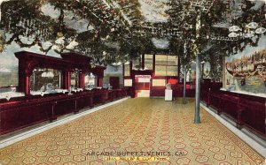 LPS19 VENICE California The Arcade Buffet Postcard Interior View