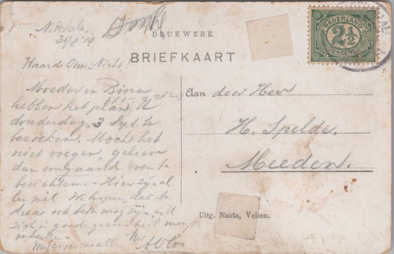 Netherlands Groningen Hooge der A Vintage Postcard 04.09