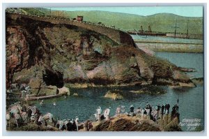 Douglas Isle of Man Postcard Port Skillion Steamer River View c1910 Antique