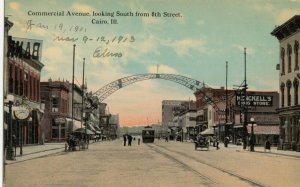 CAIRO, Illinois, 1900-10s; Commercial Avenue