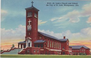 Alabama Montgomery St Jude's Church and School Curteich