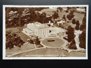 Surrey Aerial View EPSOM Woodcote Park R.A.C. COUNTRY CLUB - Old RP Postcard