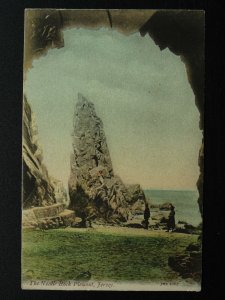Channel Island JERSEY The Needle Rock Plemont 1906 Postcard by JWS
