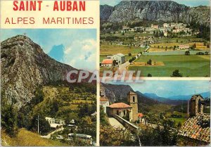Postcard Modern Saint Auban Alps Maritimes