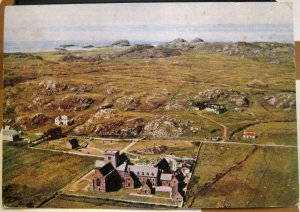 Scotland Iona Abbey from the Air - posted