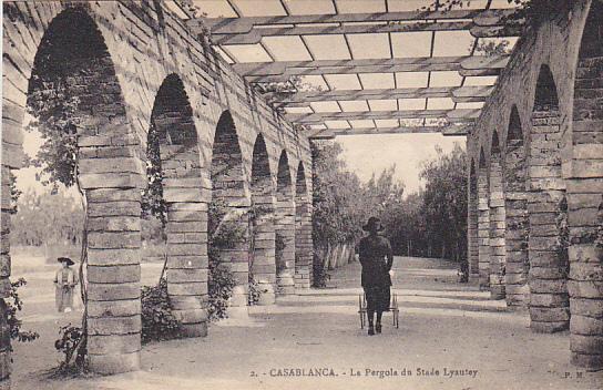 Morocco Casablanca La Pergola du Stade Lyautey