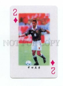 498310 1998 year FRANCE FIFA Worl Cup footballer Hidetoshi Nakata playing card