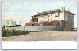 State View~Boston Massachusetts~Mrs Jack Gardner's Palace~Vintage UDB Postcard