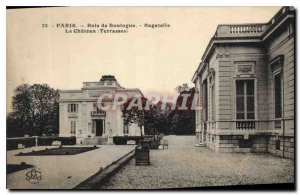 Postcard Old Paris Bois de Boulogne Bagatelle Chateau Terrace