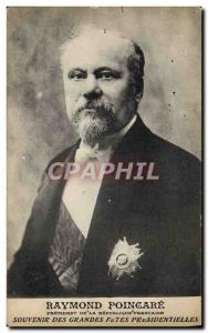 Old Postcard Raymond Poincare President of the Republic