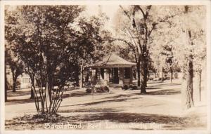 Kansas Fort Leavenworth Band Stand Real Photo